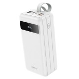 Nešiojamas įkroviklis - akumuliatorius 60000mAh 4xUSB + USB C 22.5W su indikatoriumi greito krovimo (QC3.0) baltas (white) Hoco J86B